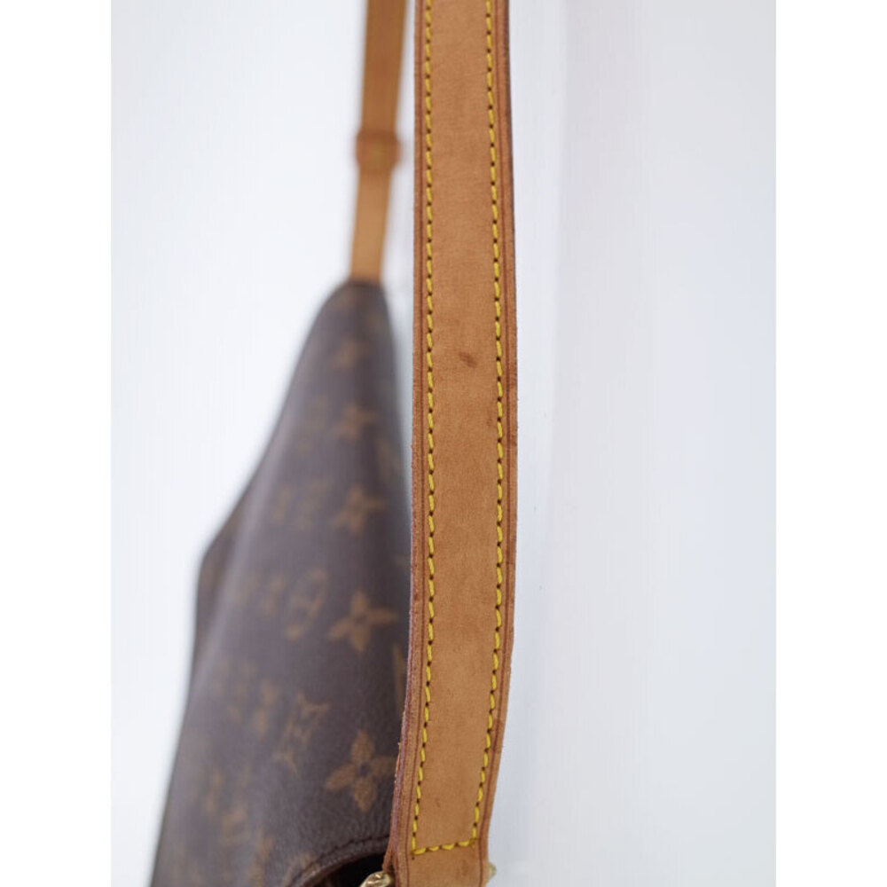 Louis Vuitton Leather Shoulder Bag Monogram Short Tango Brown Musette - Picture 4 of 8
